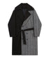 Contrast Double Coat